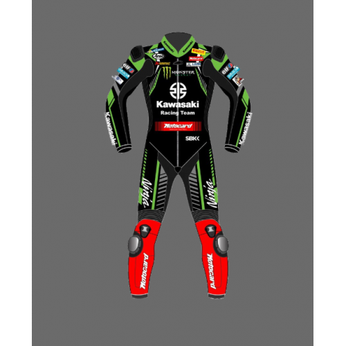  KawasakiI  2021 Racing Team  Leather Motorbike Suit 
